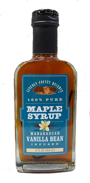 Lincoln County Reserve 100% Pure Maple Syrup with Vanilla Bean Infused - 12 oz