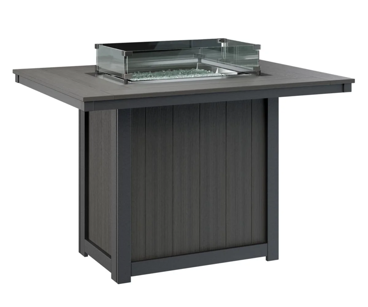 Donoma 42" X 54" Rectangular 
Counter Fire Table  
Approx. 50,000 BTUs  
#DRFT4254C