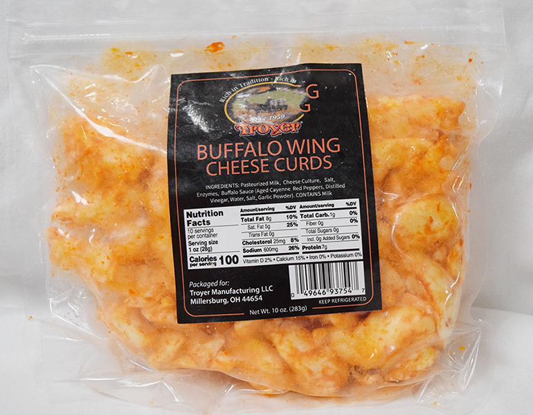 Buffalo Wing Cheddar Cheese Curds - 10 oz