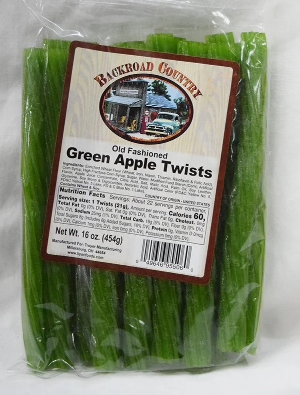 Back Country Old Fashioned Green Apple Twists - 16 oz