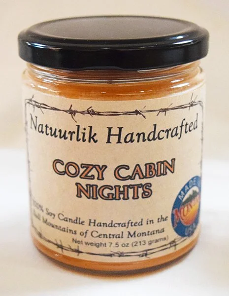 Natuurlik Handcrafted Soy Candle - Cozy Cabin NIghts