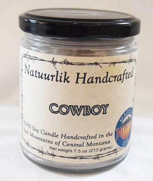 Natuurlik Handcrafted Soy Candle - Cowboy