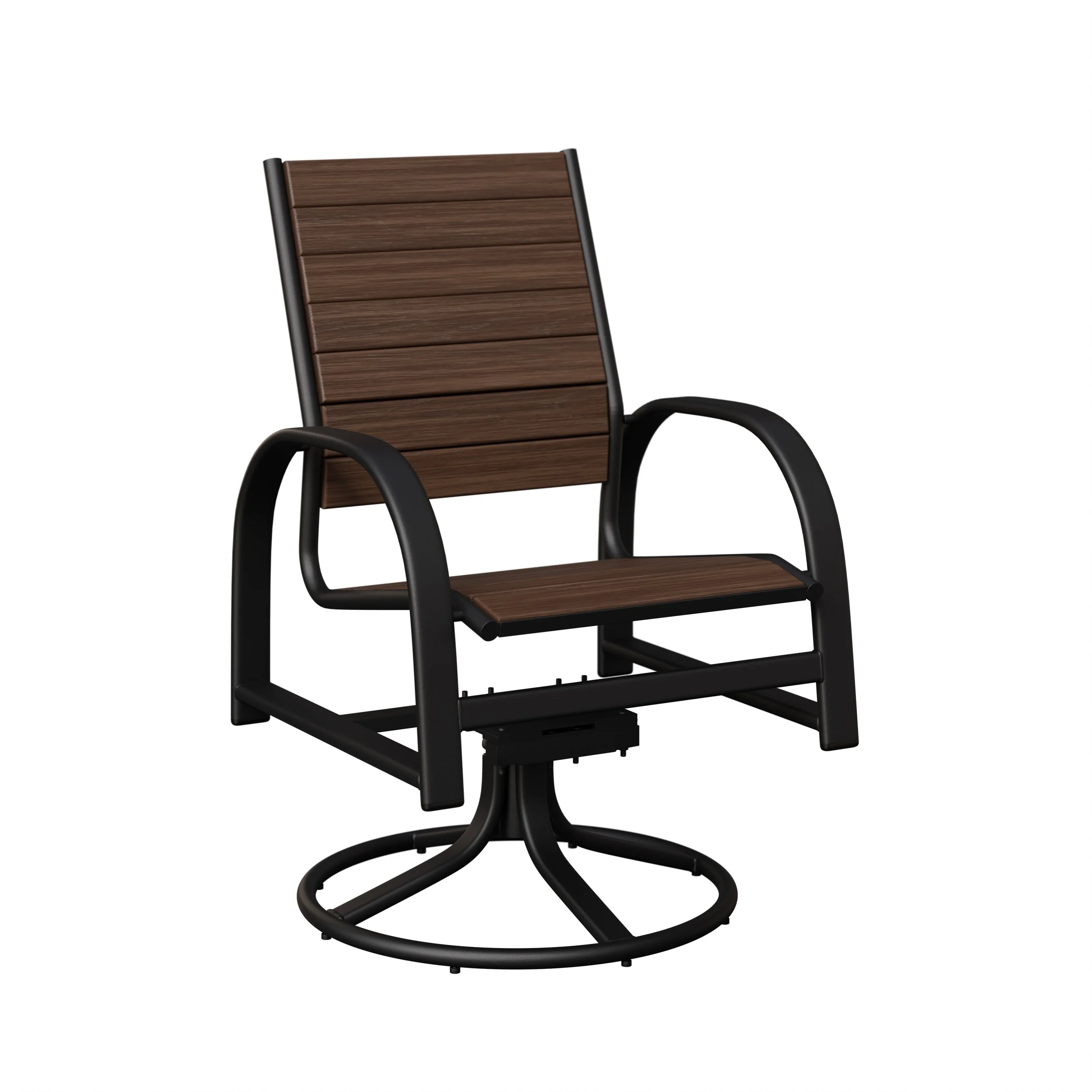 Murphy Poly Swivel Rocker Dining Chair #MSRDP