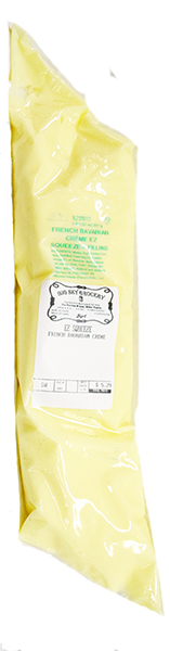 French Bavarian Cream Pie/Pastry Filling - 1# EZ squeeze bag