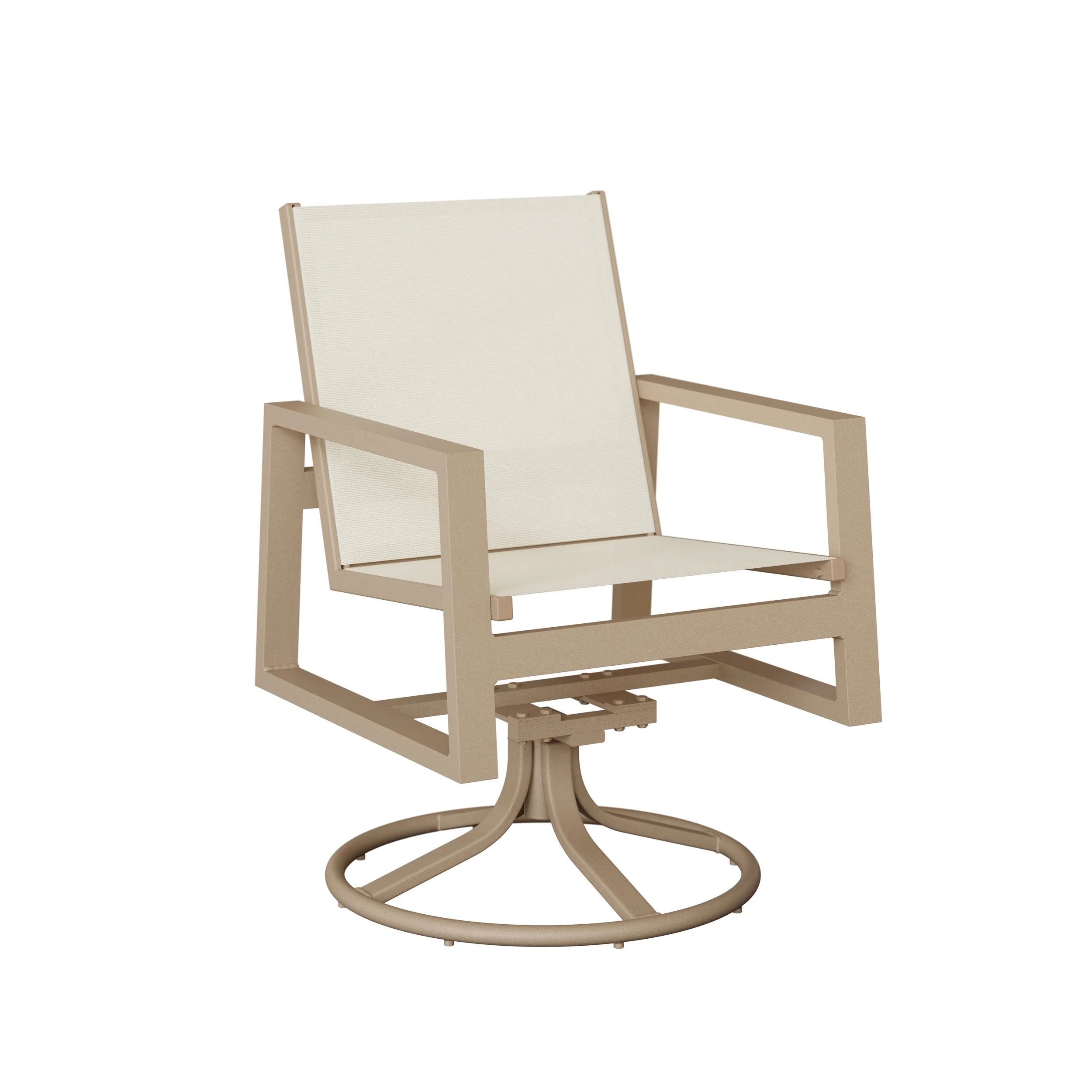 Vida Sling Swivel Rocker Dining Chair
Regular Sling #VSRDS
Padded Sling #VSRDPS