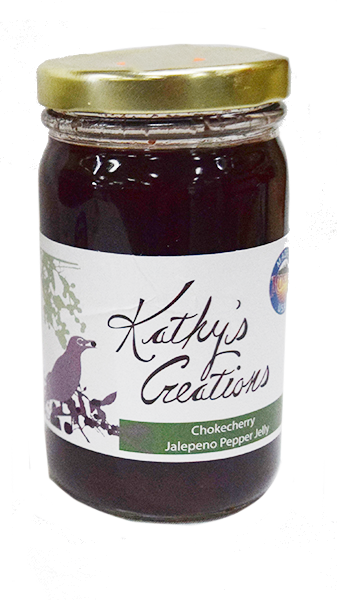 Kathy's Creations Chokecherry Jalapeno Pepper Jelly - 8 oz
