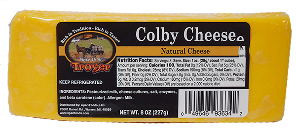 Colby Cheese - 8 oz