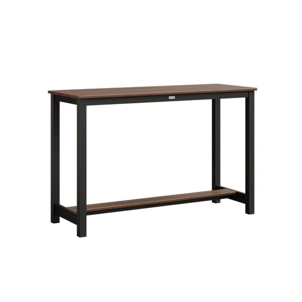 Aluminum Balcony Table - Bar Height #BTABB  Hammered Finish #BTHFABB