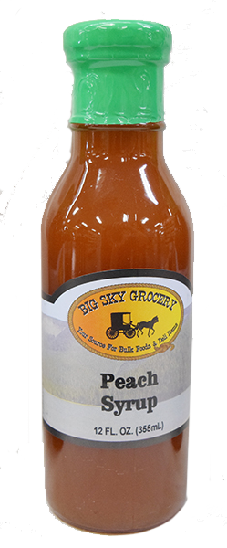Big Sky Grocery Peach Syrup - 12 oz