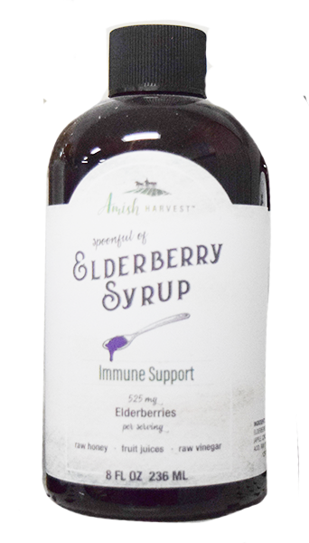 Amish Harvest Elderberry Syrup - 8 oz