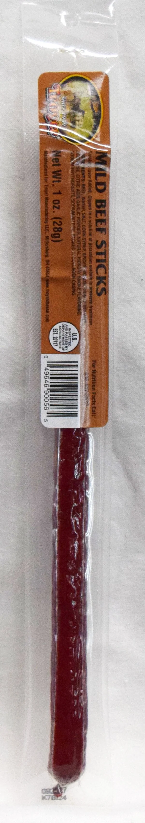 Troyer Mild Beef Snack Stick - 1 oz