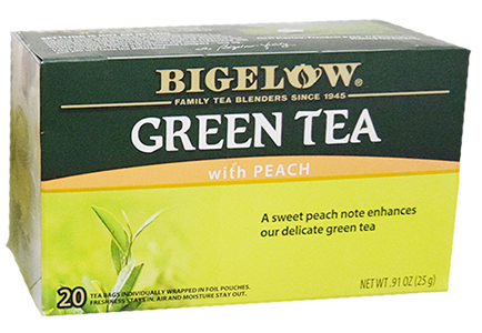 Bigelow Green Tea with Peach - 20 count