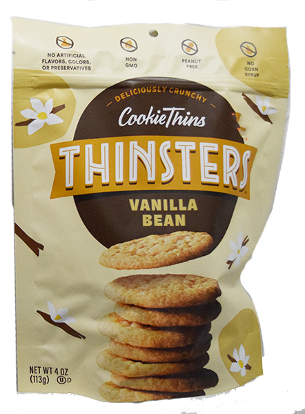 Cookie Thins Vanilla Bean Thinsters - 4 oz