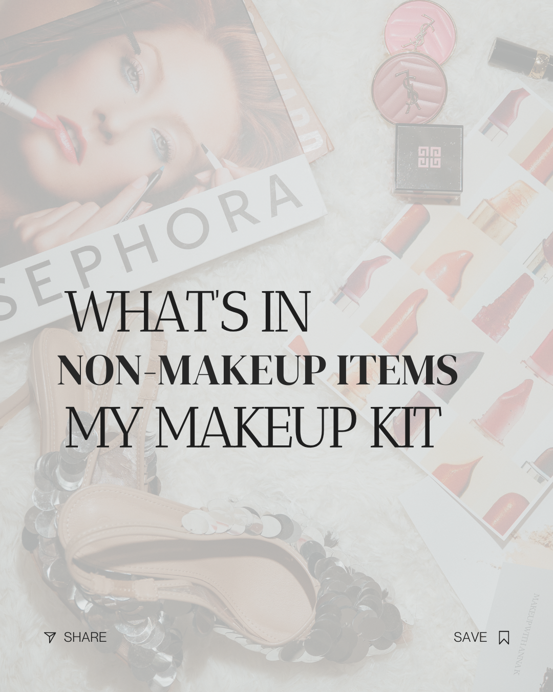 ‘non-makeup’ items in my kit