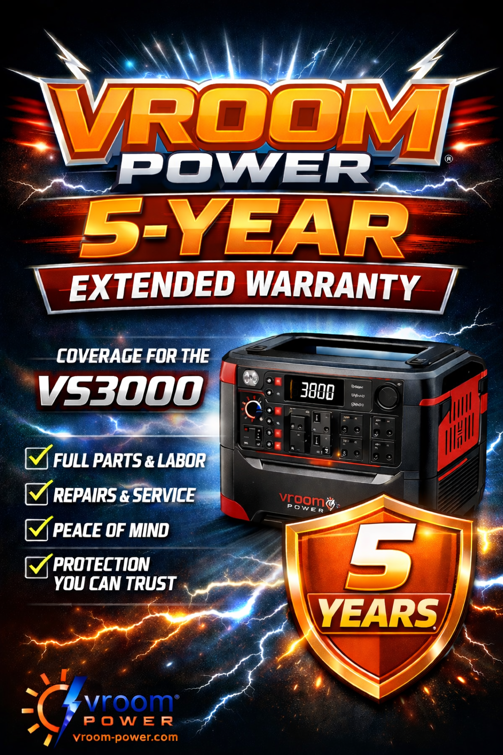5-Year Extended Warranty for VS3000