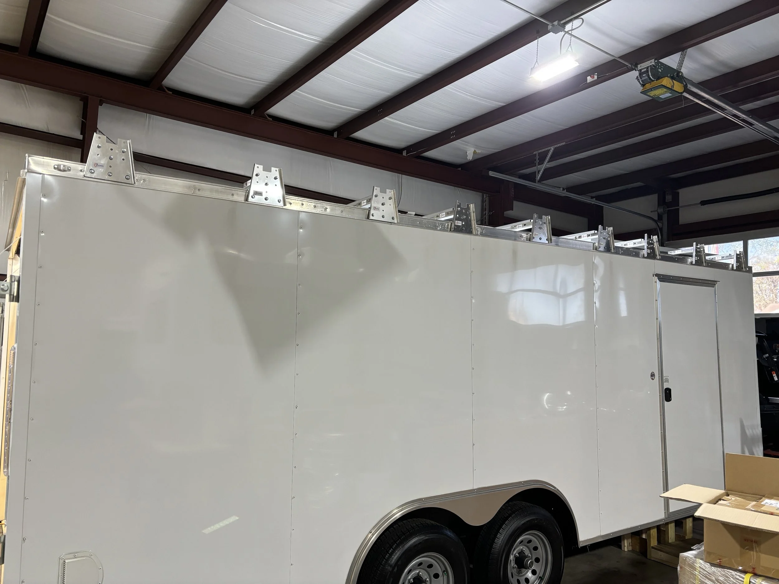 Adjustable solar panel racks for RVs and Trailers — Vroom Power. Solar ...