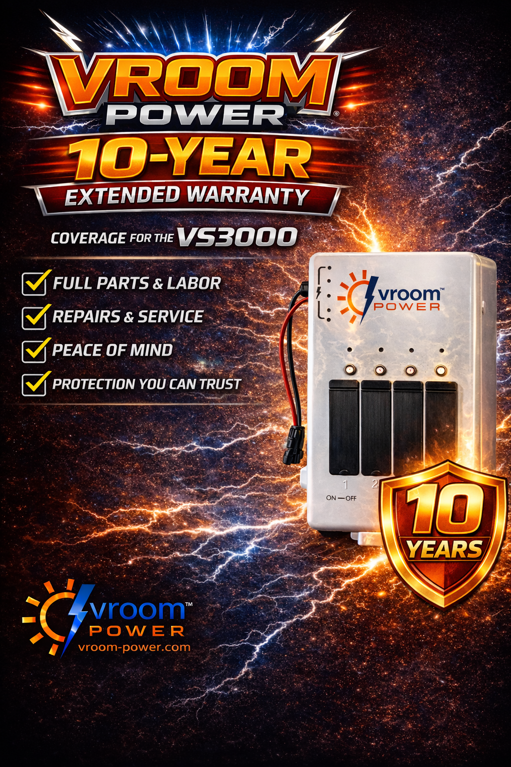 10-Year Extended Warranty for VS3000