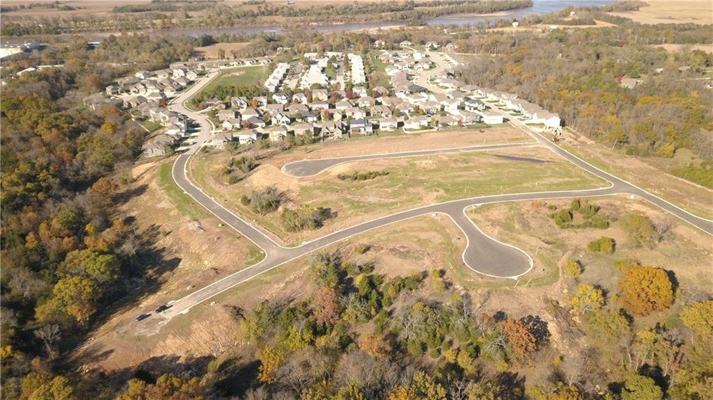 Arial photo of housing complex being built in phases in De Soto, Kansas