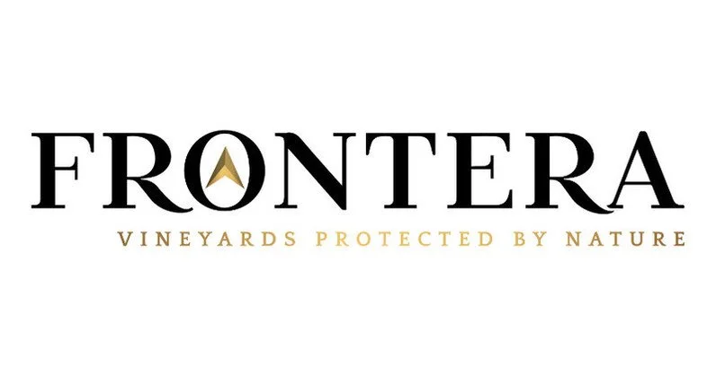 Frontera Vineyards logo with the tagline 'Vineyards protected by nature'