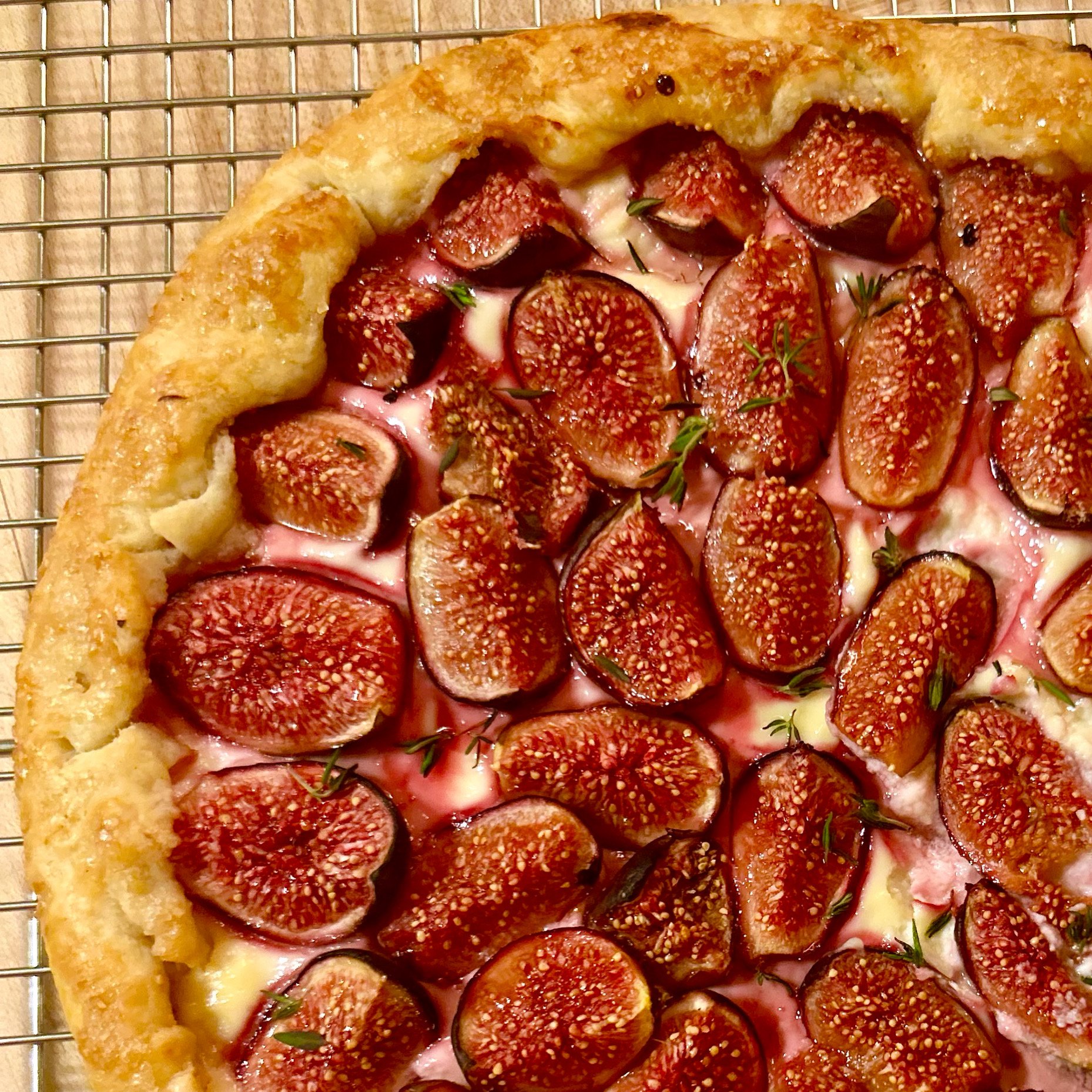 FIG, GOAT CHEESE, & HONEY GALETTE