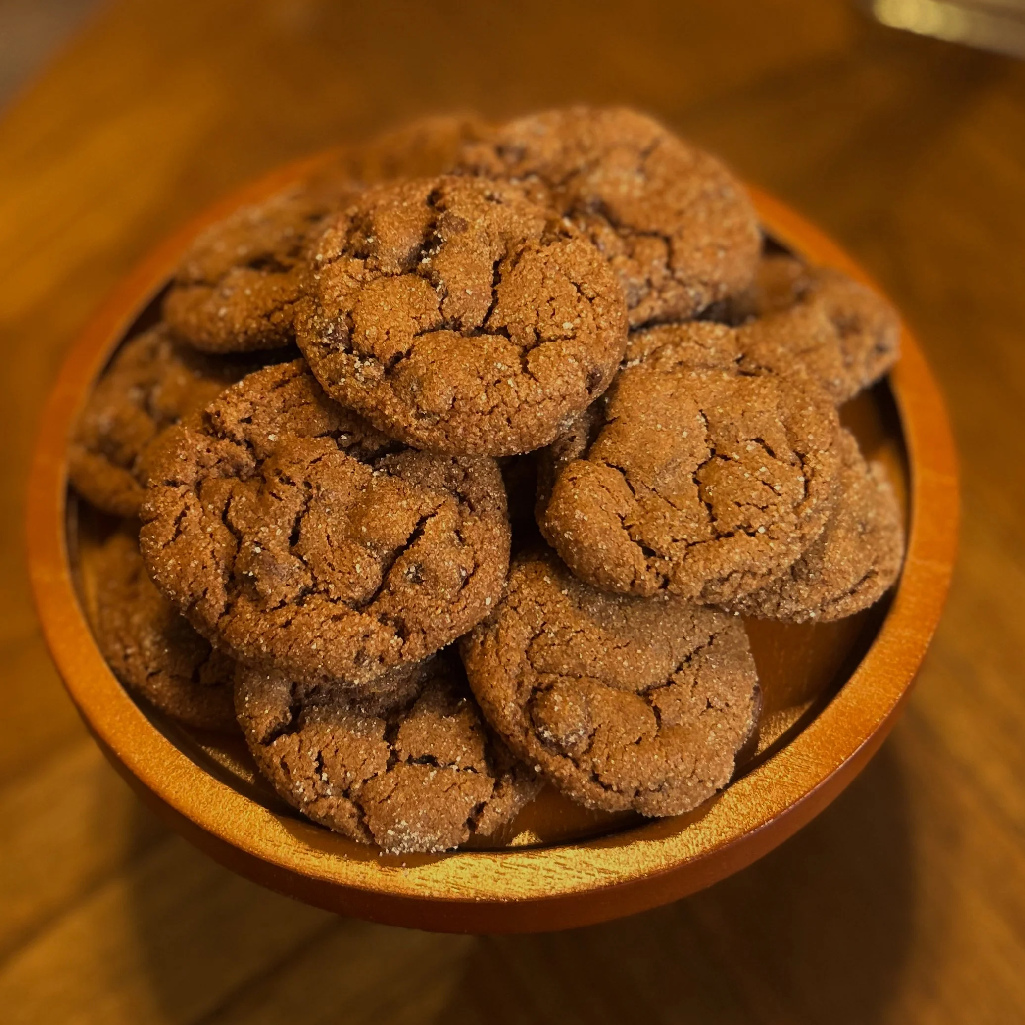 CHOCOLATE GINGERBREAD COOKIES