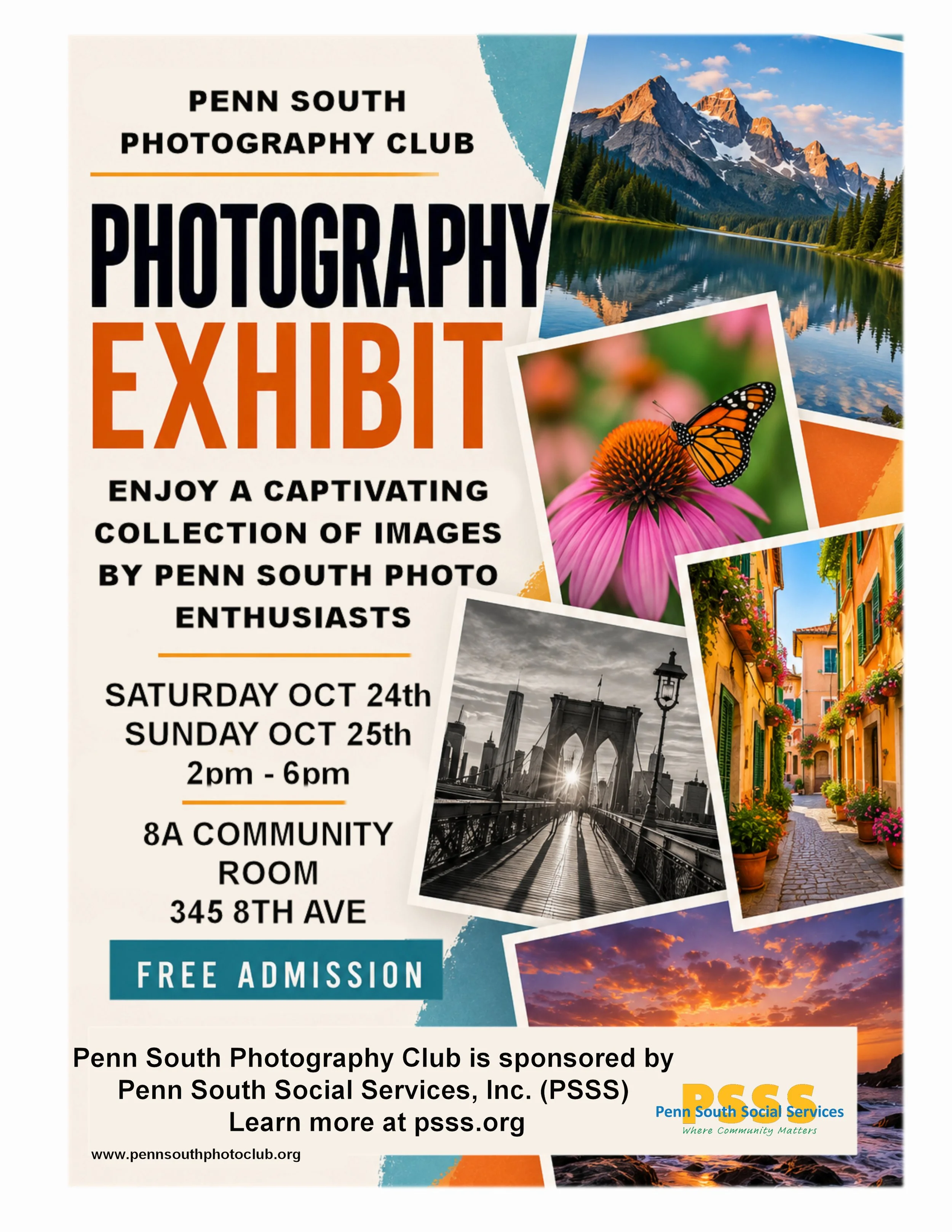 Our first gallery exhibit in October 2026