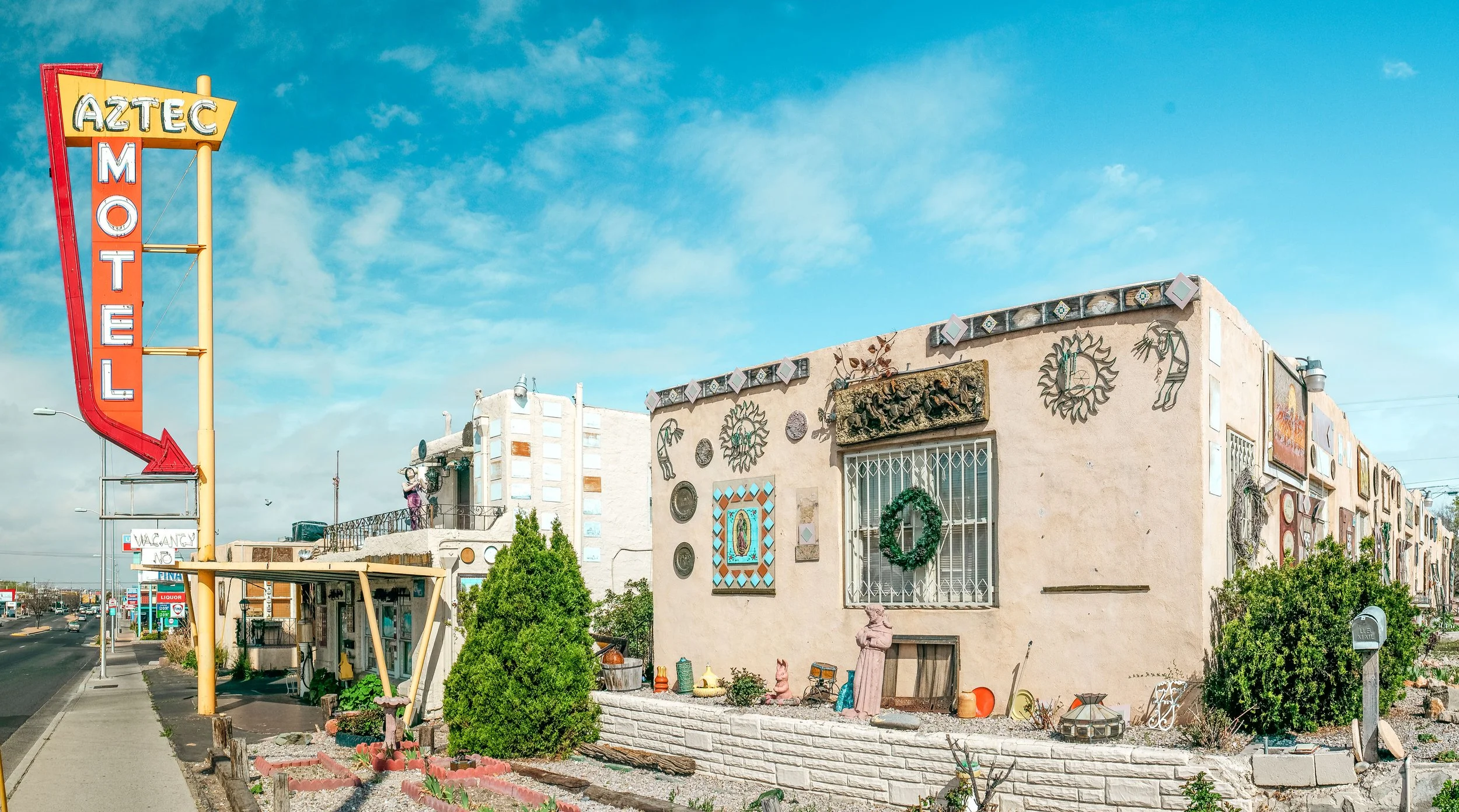 Aztec Motel - Route 66 (Central Avenue),  Albuquerque NM - Opened 1932 - Photographed 2009 - Demolished 2011 
