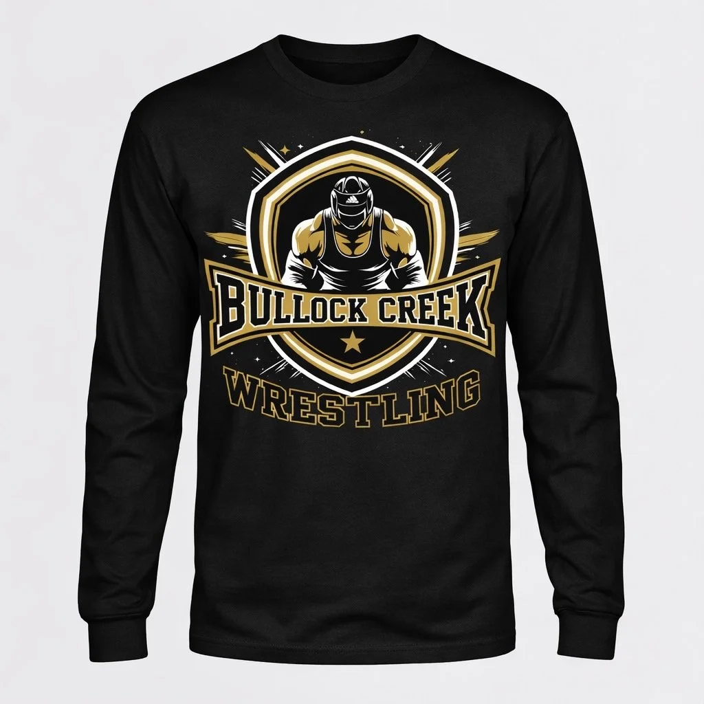 Bullock creek wrestling  long sleeve