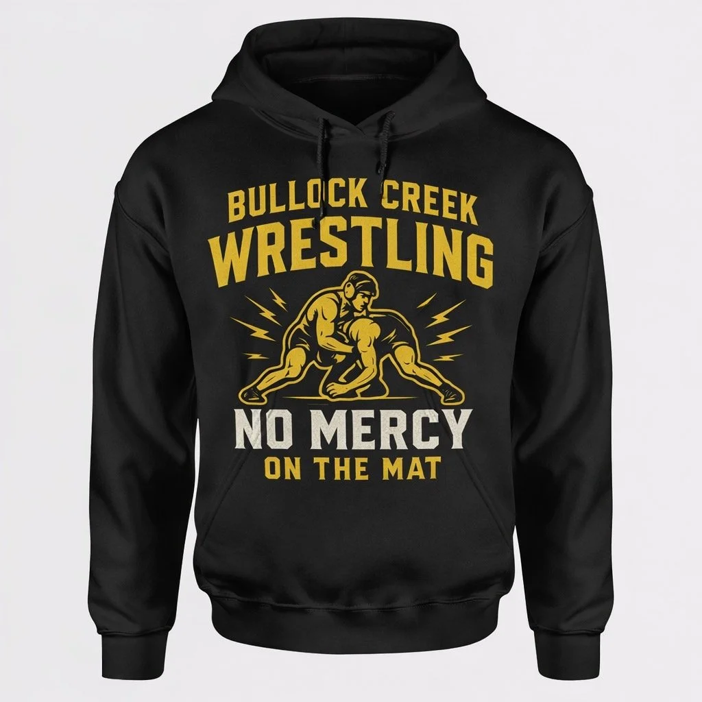 Bullock creek wrestling no mercy hoodie