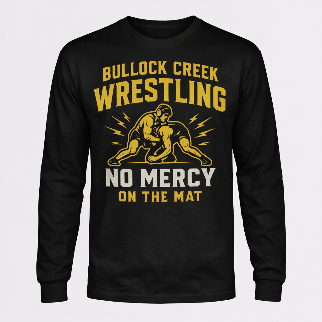 Bullock creek wrestling no mercy long sleeve