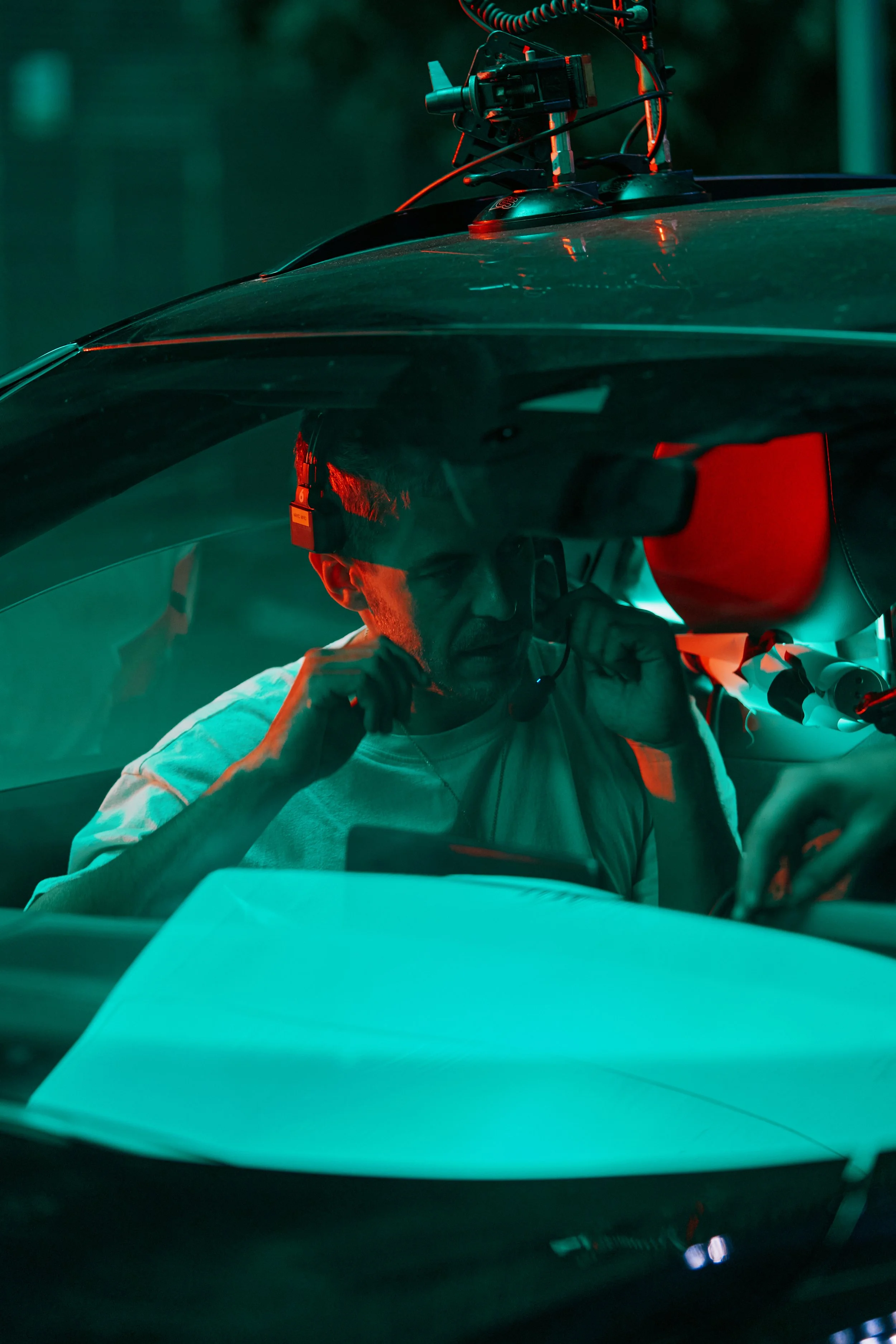 Behind the scene photos of Bosch Mobility campaign