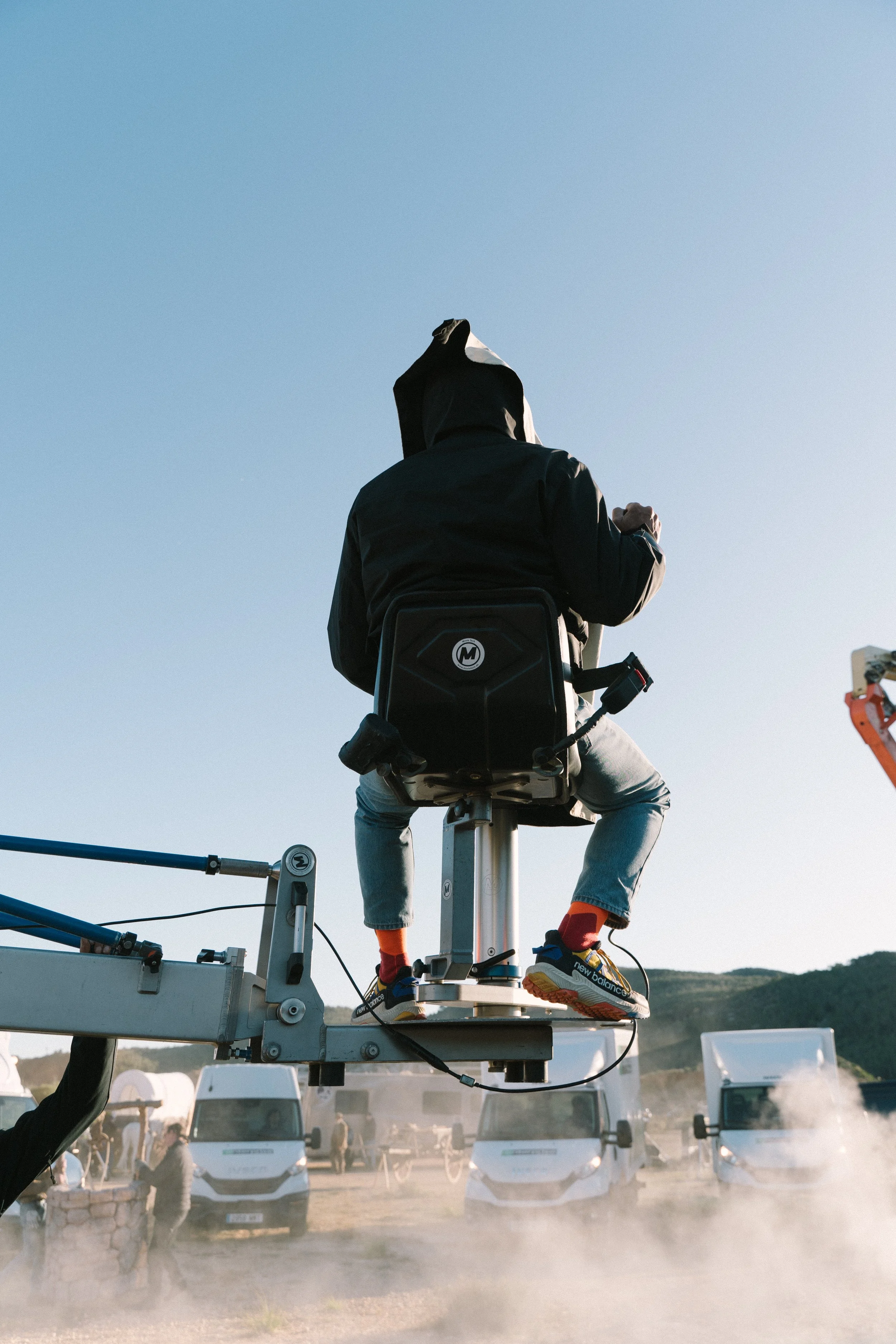 Behind the scene photos of Enterprise 'HERE FOR IT' global brand campaign