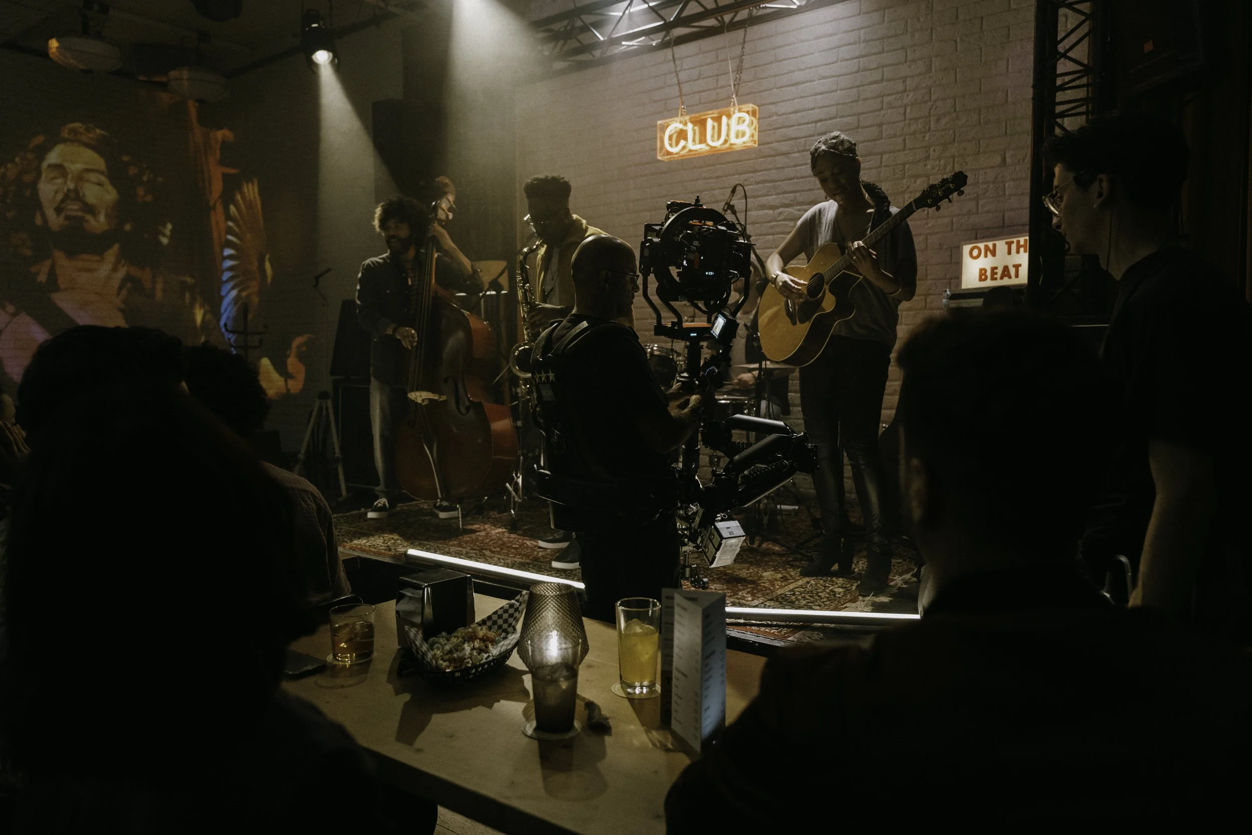 Behind the scene photos of Rinvoq campaign