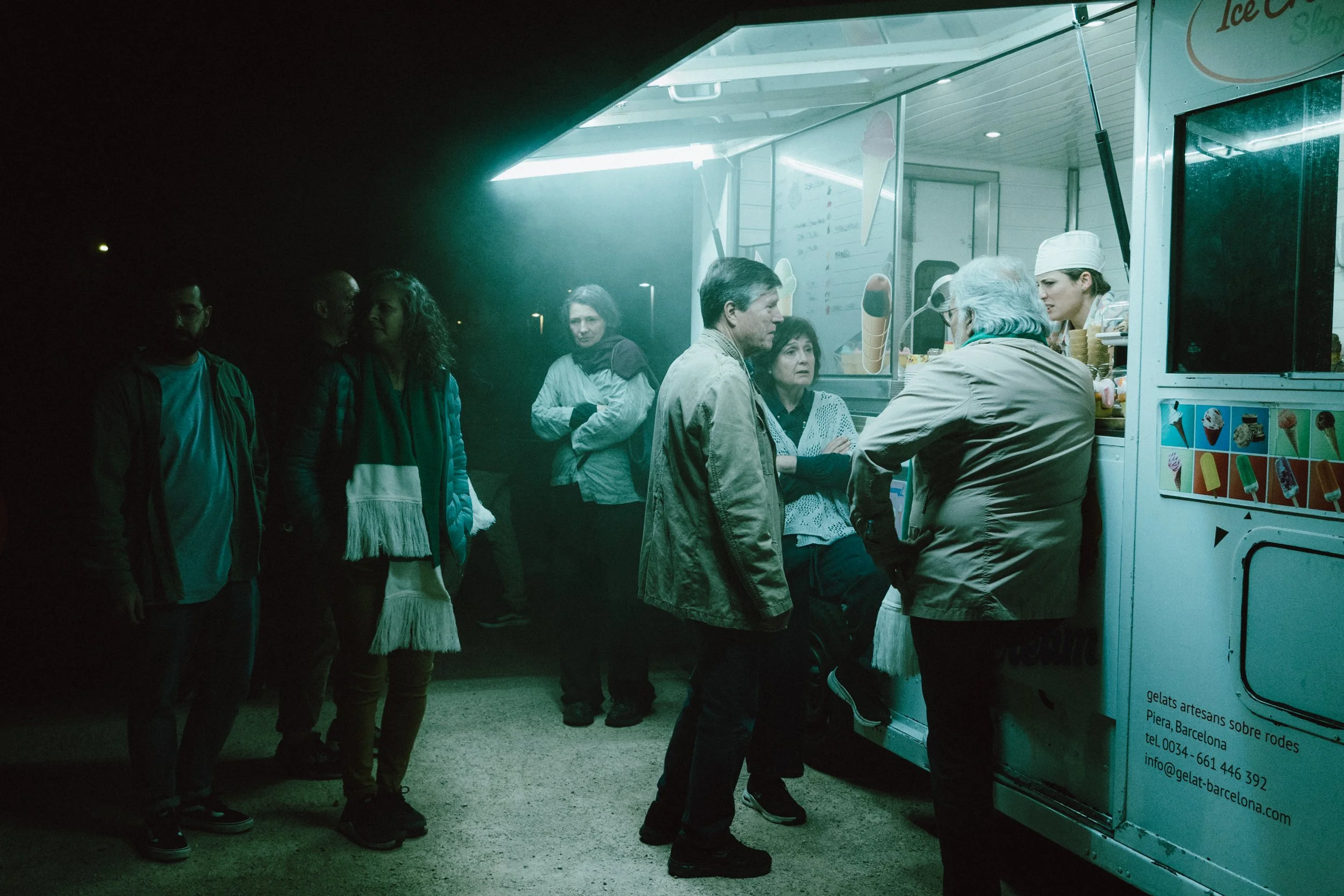 Behind the scenes set of the bet365 campaign, filmed in Barcelona.