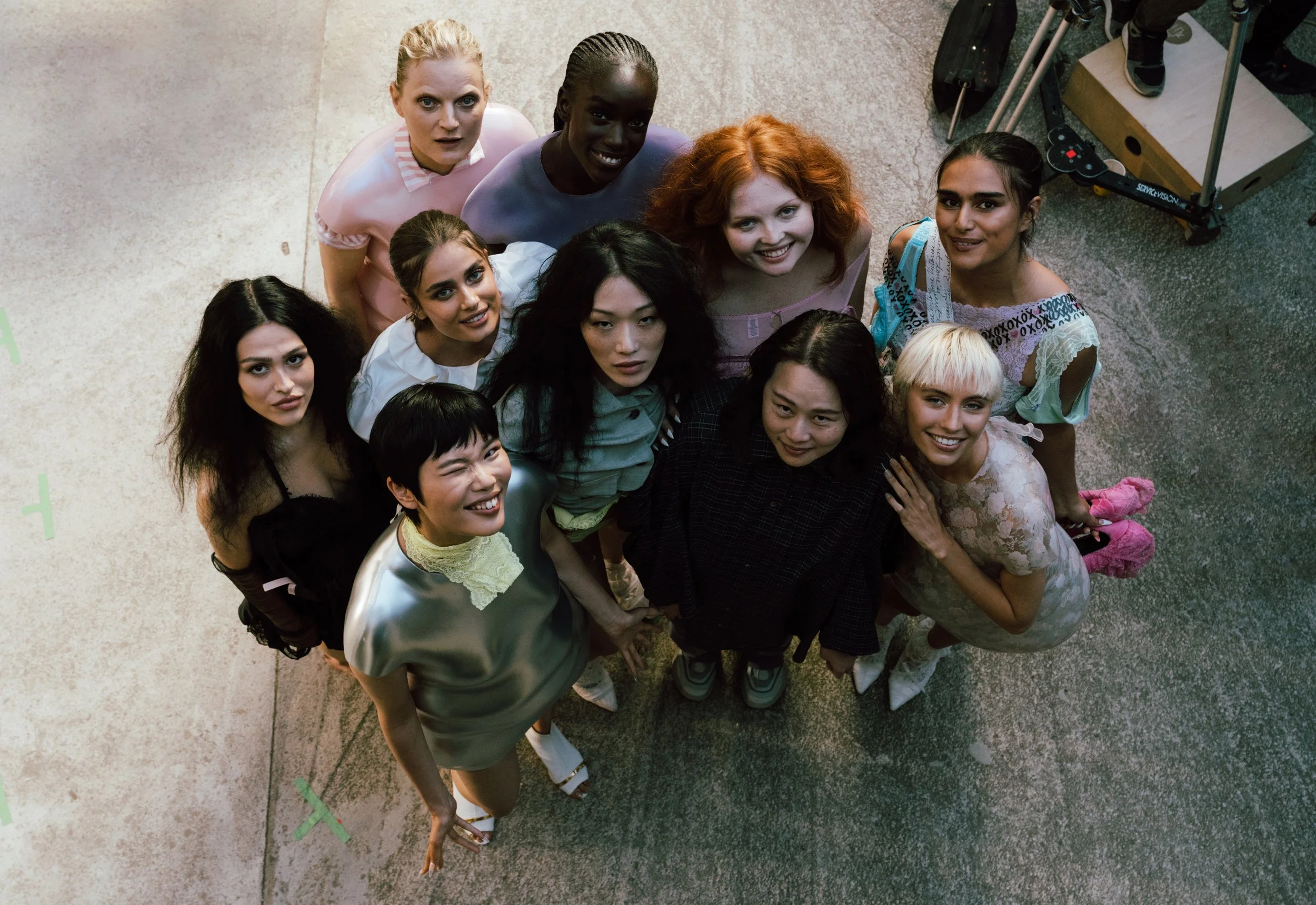 Behind the scenes of the Victoria's Secret: The Tour '23 fashion event on Prime Video. 