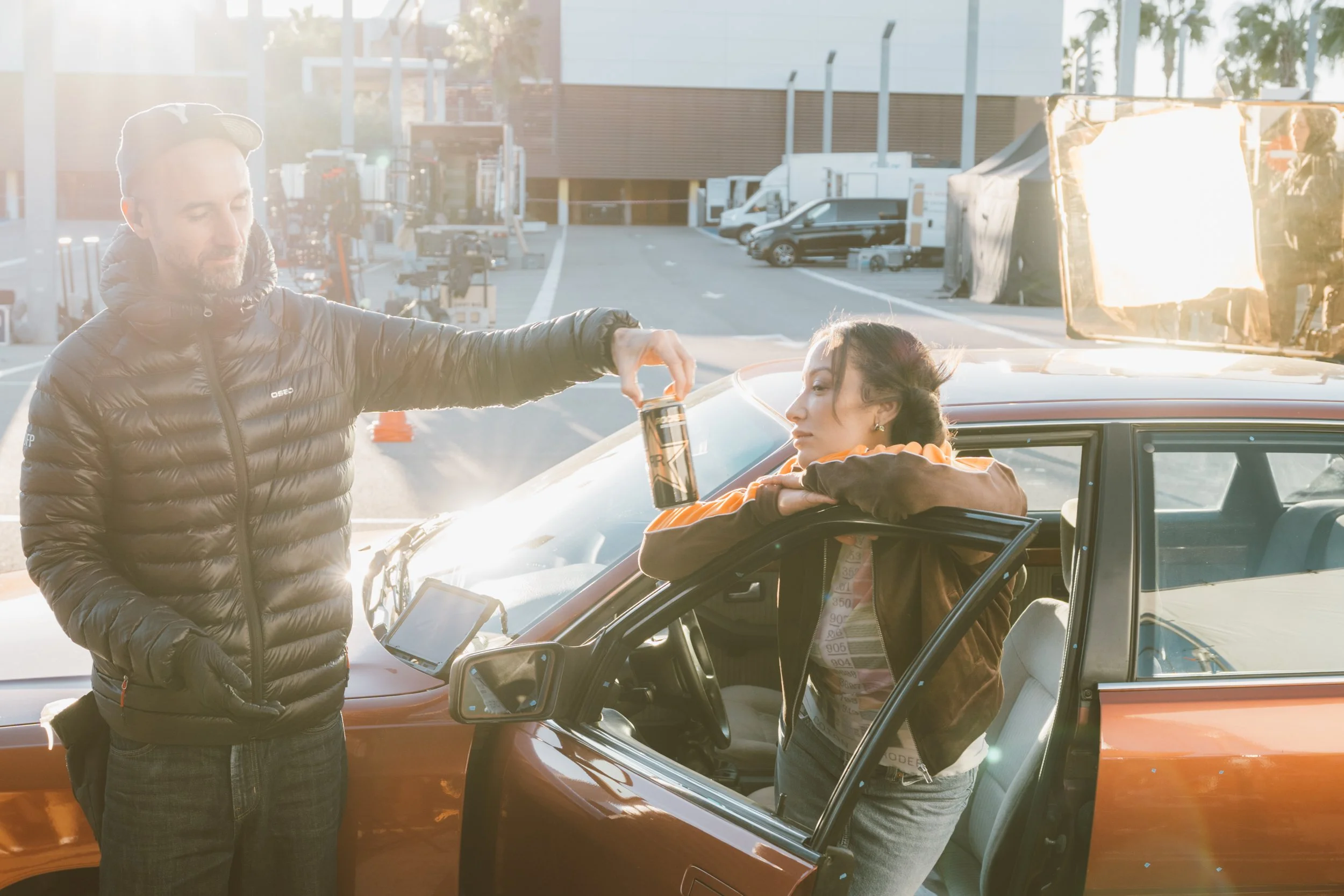 Behind the scenes of Rockstar Energy You Can Own Any Moment campaign