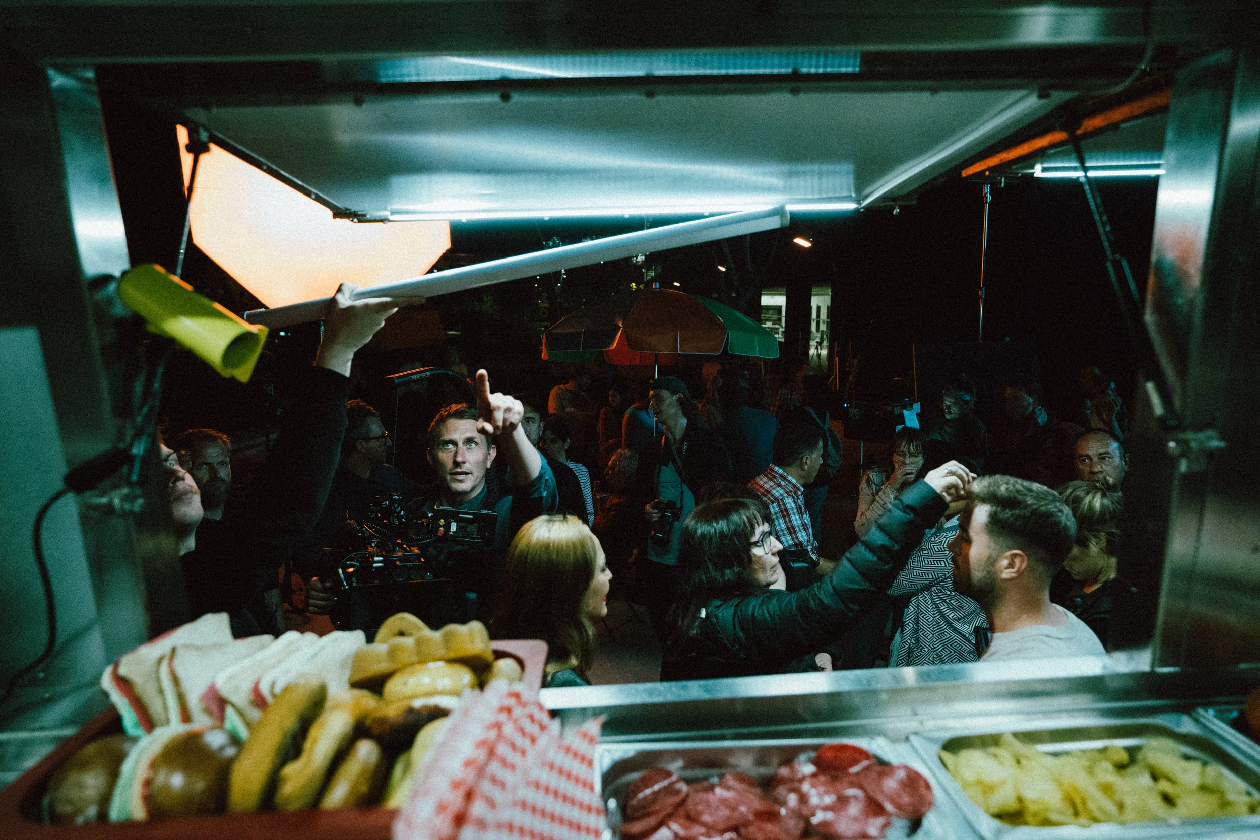 Behind the scenes set of the bet365 campaign, filmed in Barcelona.