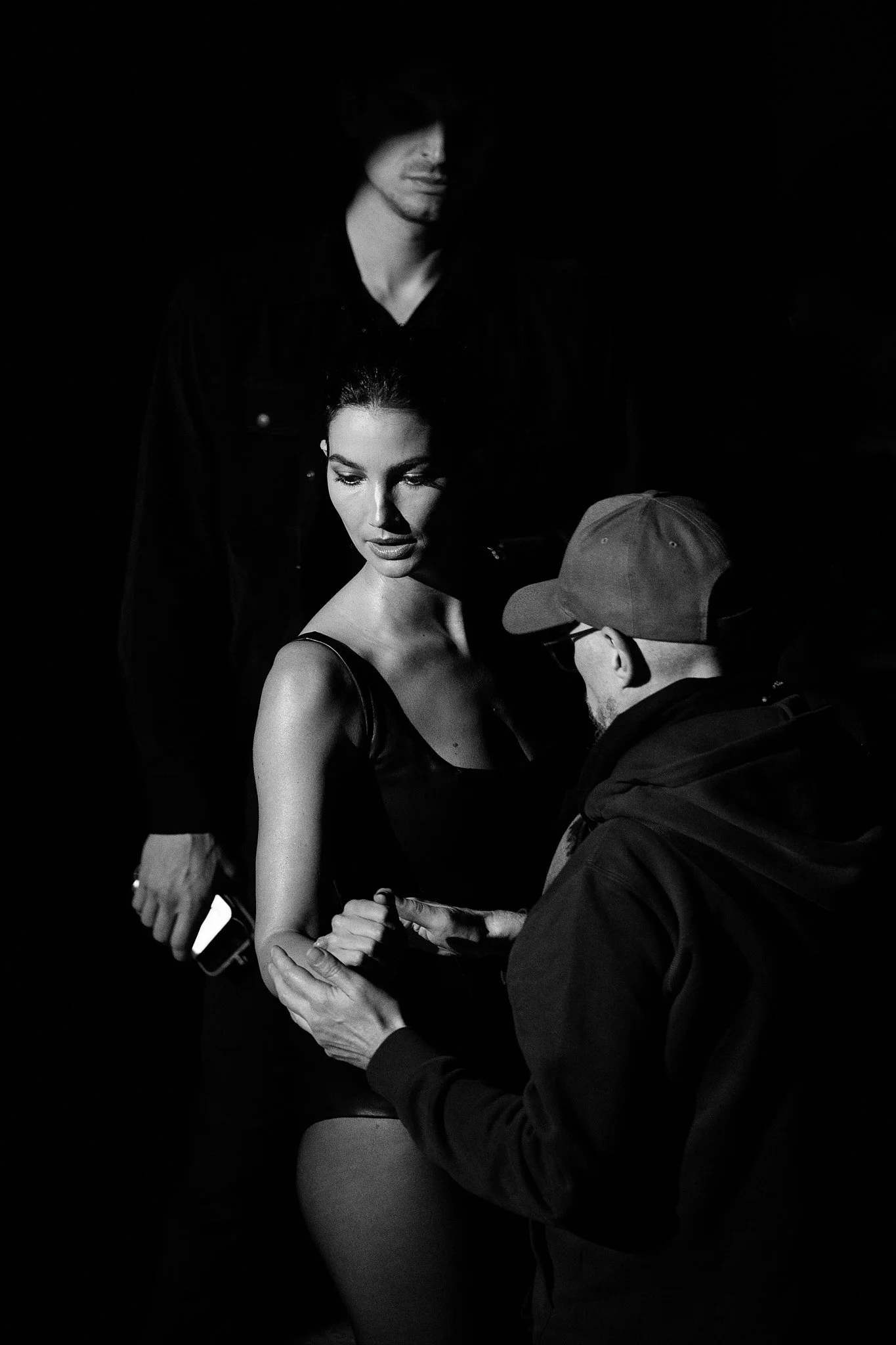 Behind the scenes of the Victoria's Secret: The Tour '23 fashion event on Prime Video. 