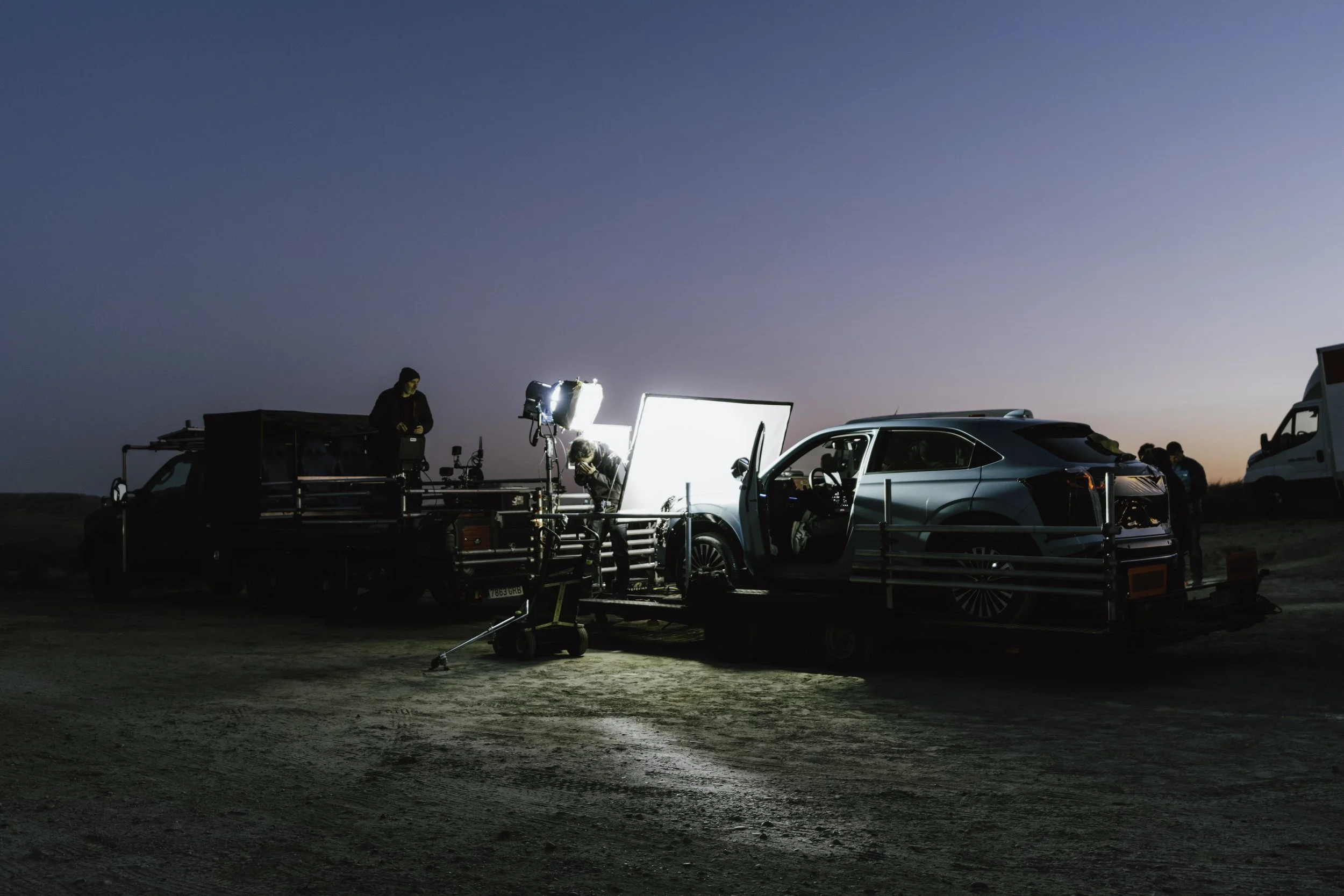 Behind the scenes photos of Hoda campaign