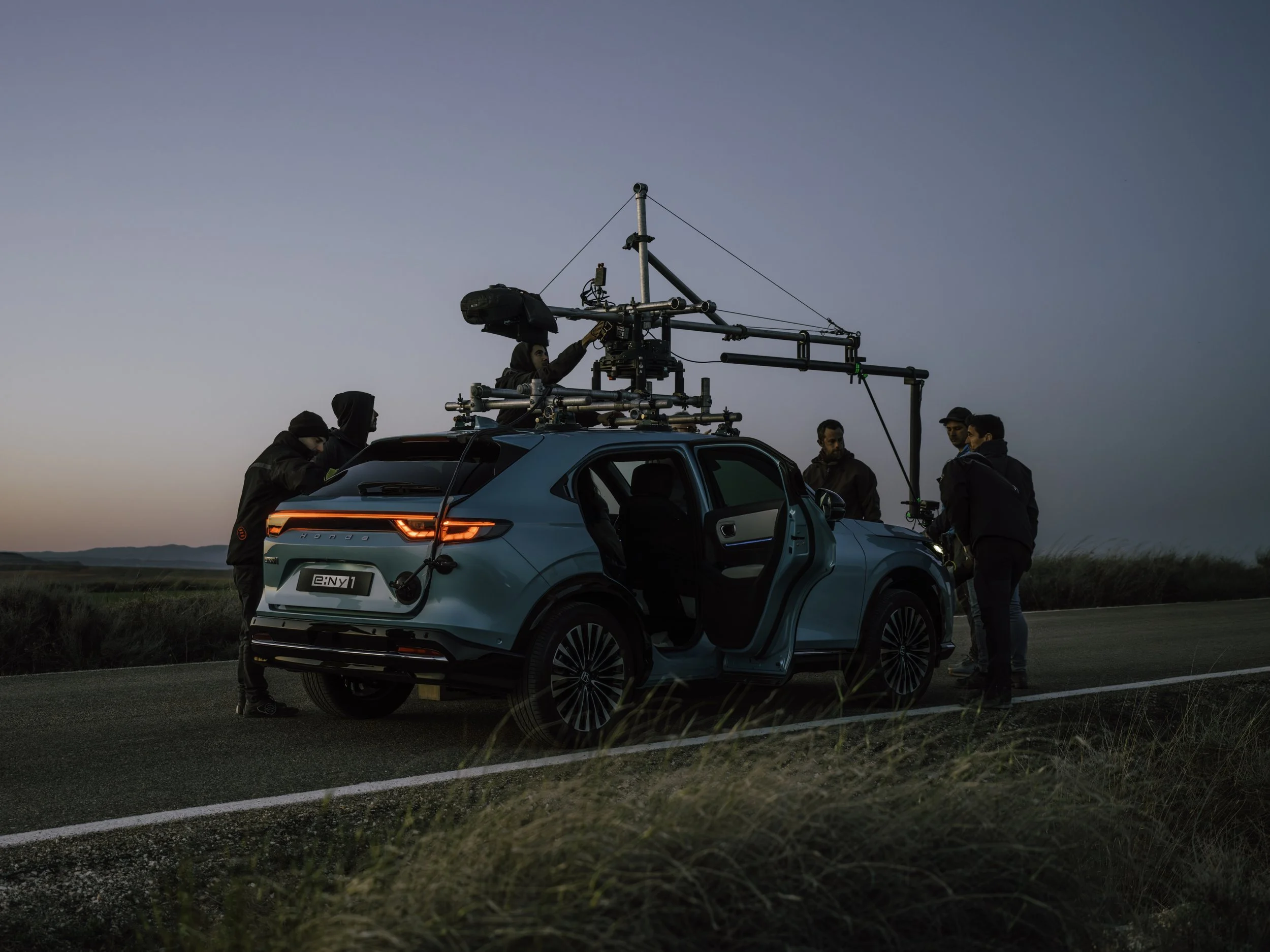 Behind the scenes photos of Hoda campaign