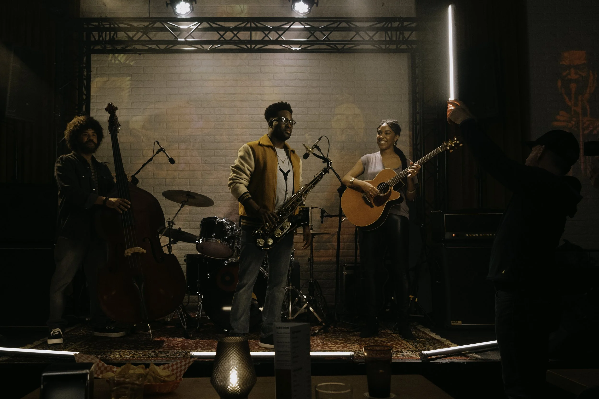 Behind the scene photos of Rinvoq campaign