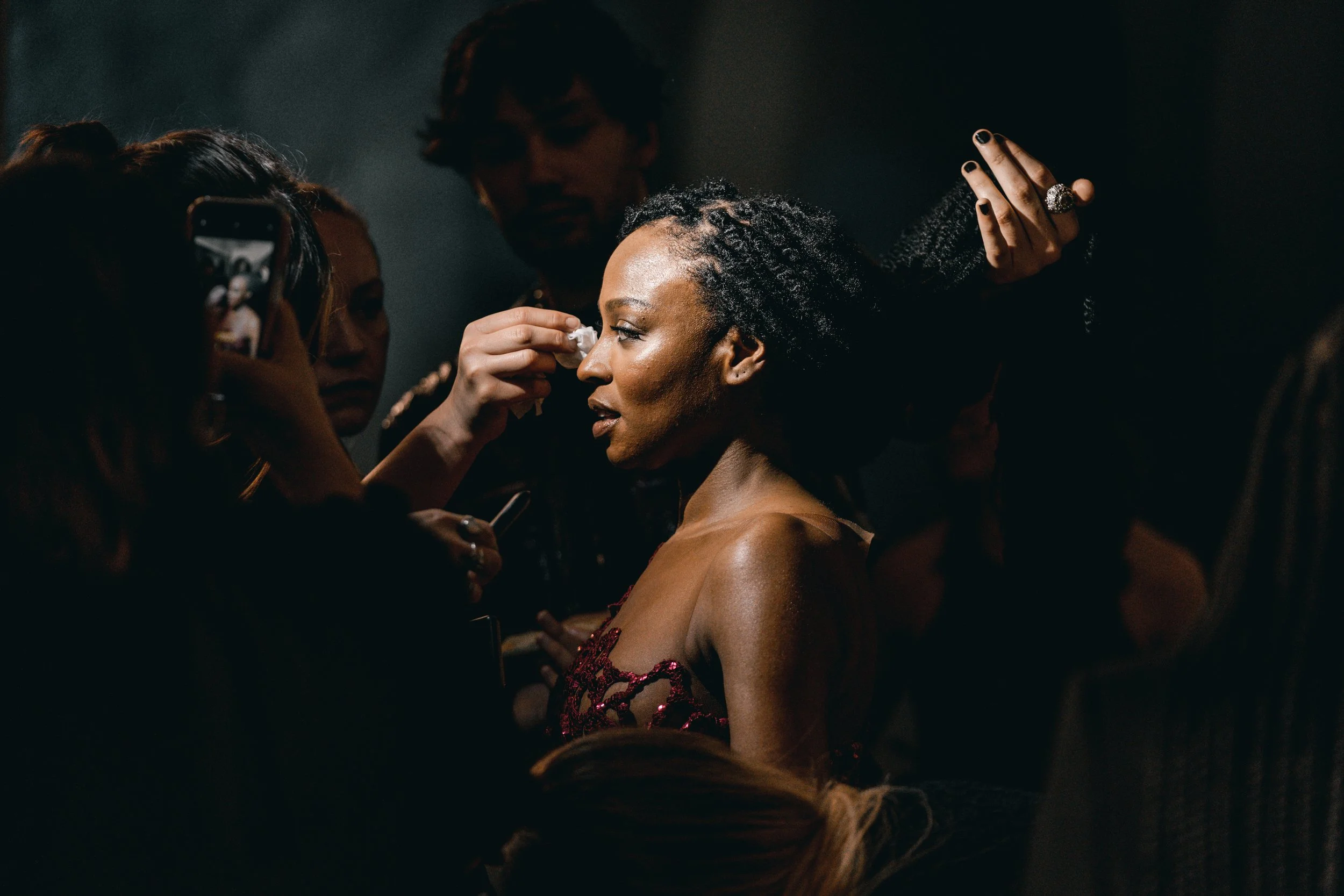 Behind the scenes of the Victoria's Secret: The Tour '23 fashion event on Prime Video. 