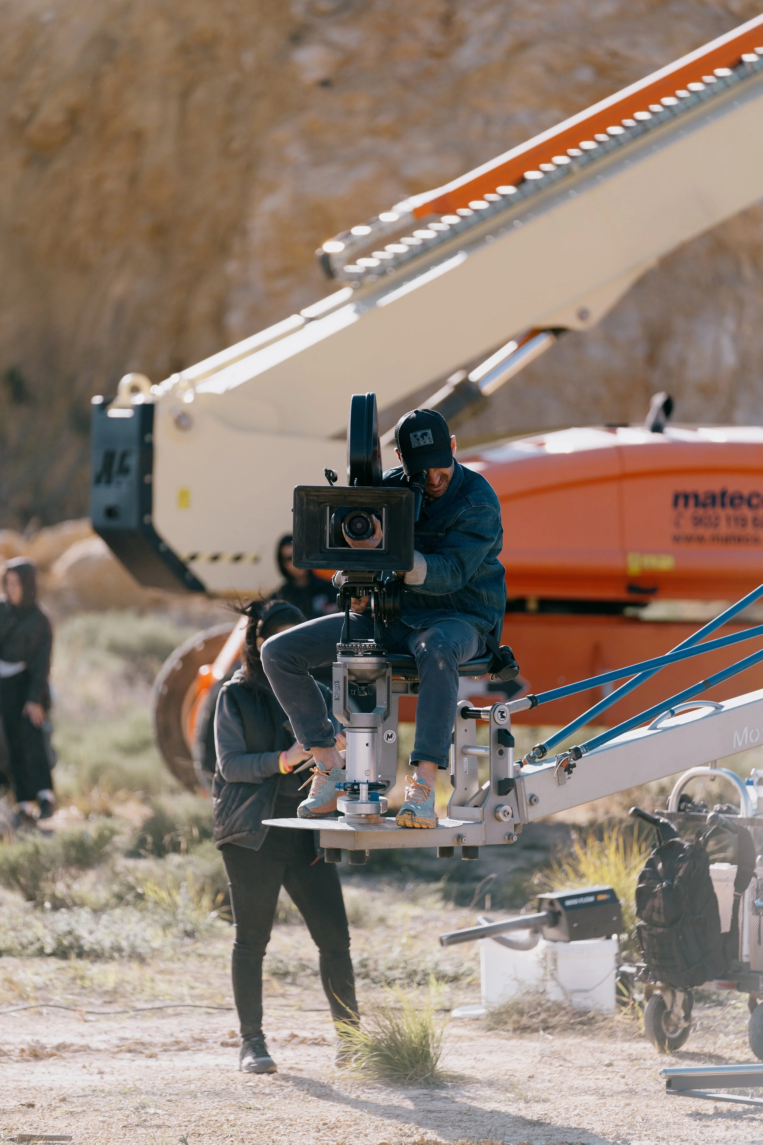 Behind the scene photos of Enterprise 'HERE FOR IT' global brand campaign