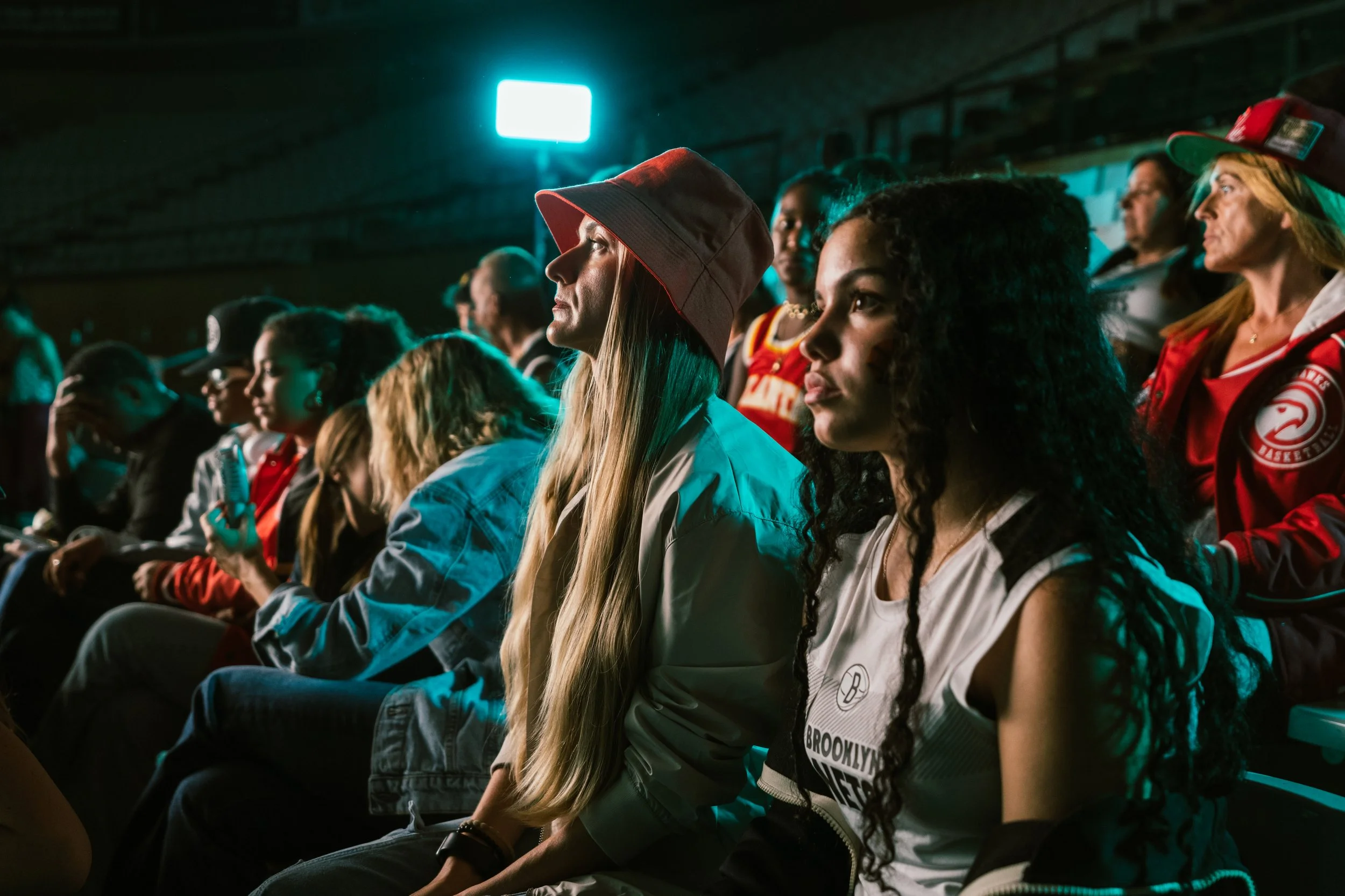 Behind the scenes filming of the American Express commercial