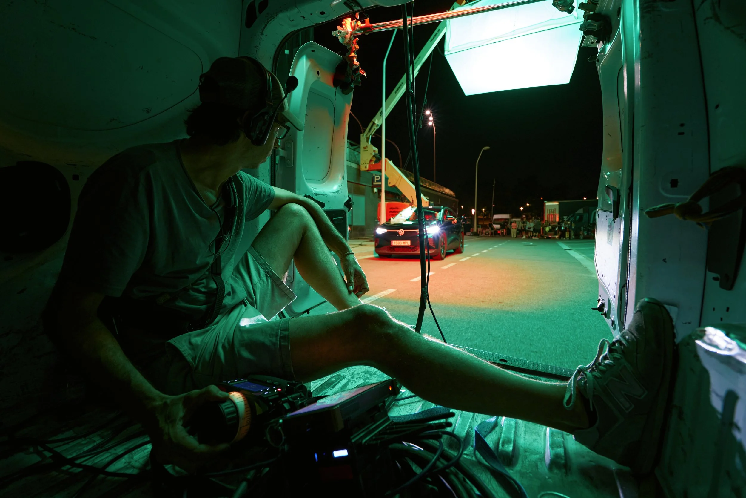 Behind the scene photos of Bosch Mobility campaign