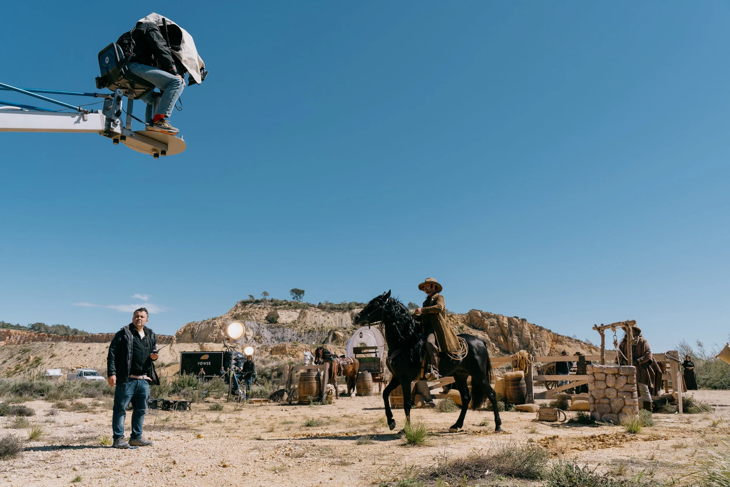 Behind the scene photos of Enterprise 'HERE FOR IT' global brand campaign