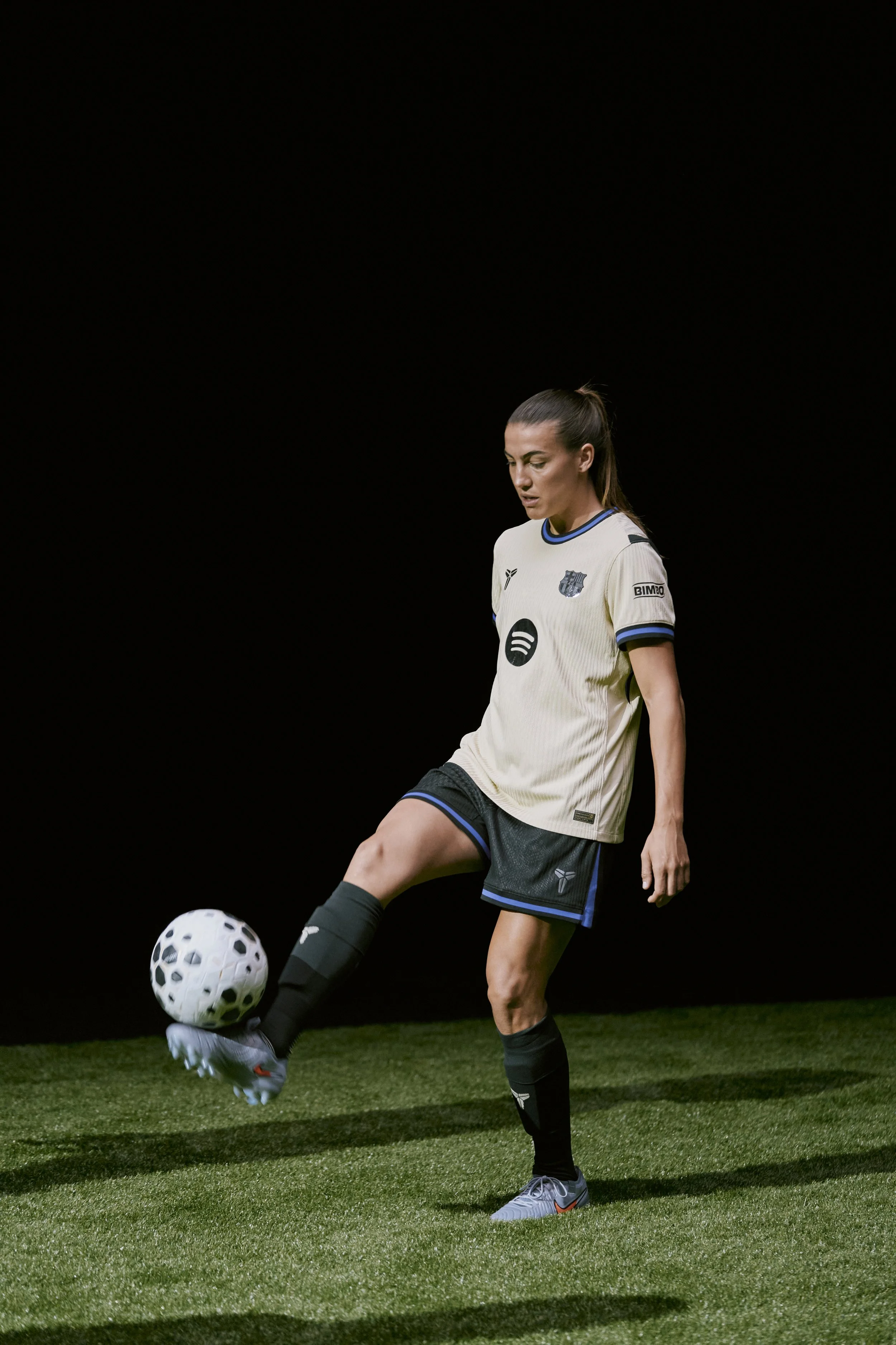 Behind the scenes of Patri Guijarro on set for the Nike Kobe collaboration campaign.