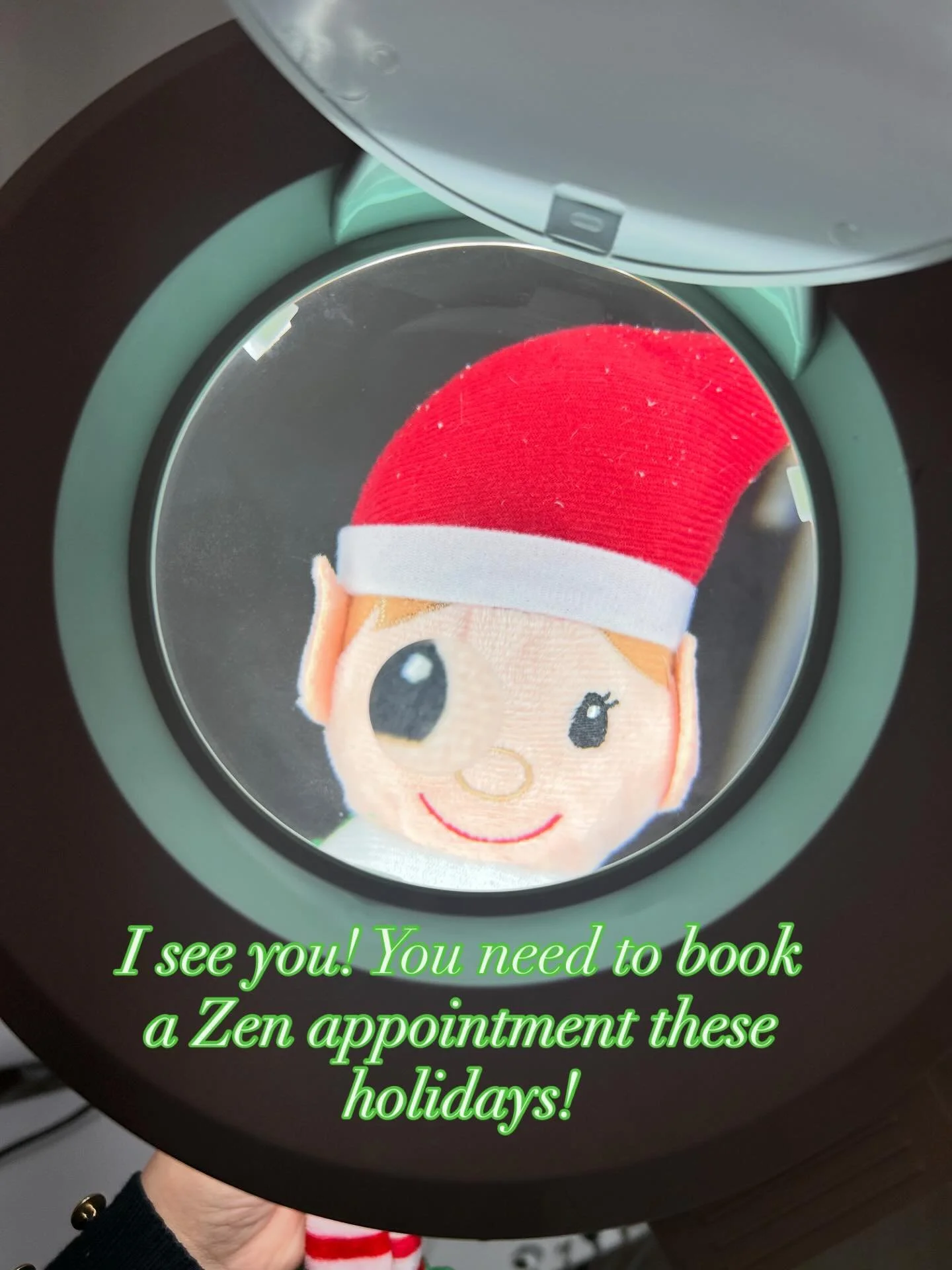 Shine the lights, shine the lights, shine them all the way!! ✨💡 

LED light therapy = elf-level glow ✨🧝&zwj;♀️

#ZenTheticsGlow #LEDLightTherapy #GlowMagic