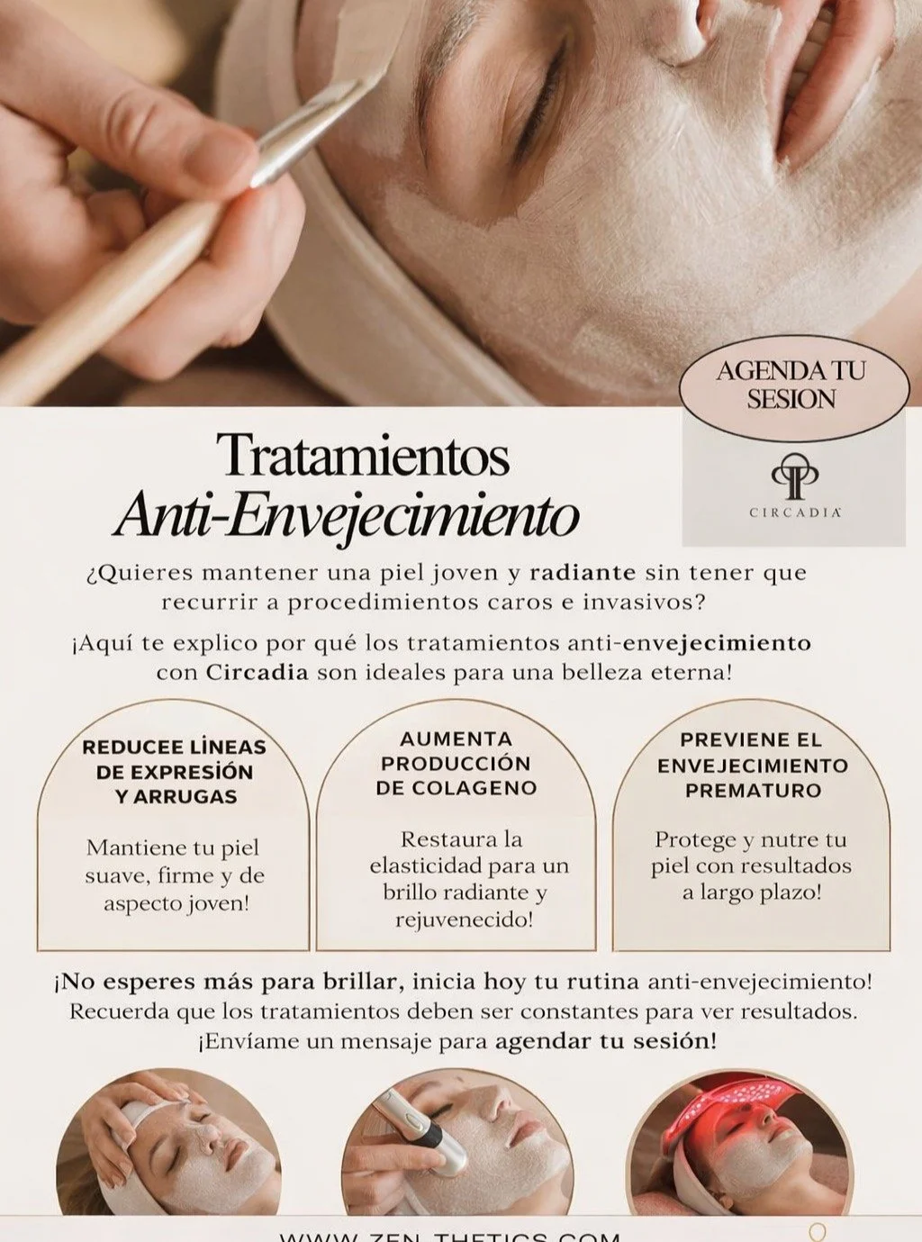 Give your skin a Zen-moment with an Anti-Aging facial session for a youthful look! 

Dale a tu piel un momento-Zen con una sesi&oacute;n facial anti-envejecimiento para un aspecto joven y radiante.

#esthetics #antiaging #antienvejecimiento #circadia