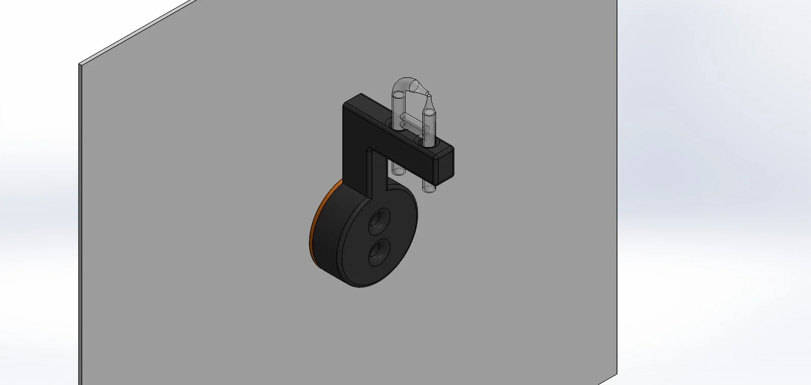Mount Assembly Gasket front with wall.JPG